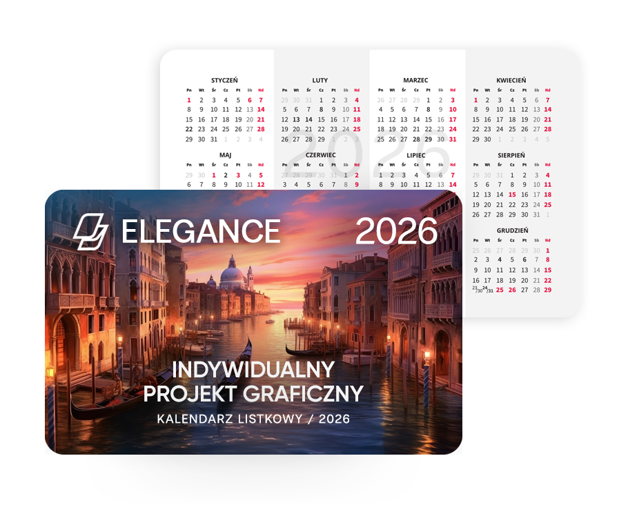 Kalendarz listkowy Elegance