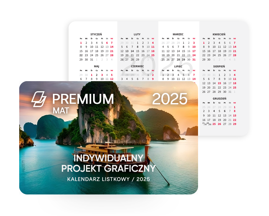 Kalendarz listkowy Premium Mat