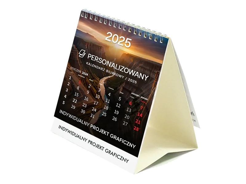 Kalendarz biurkowy Personalizowany