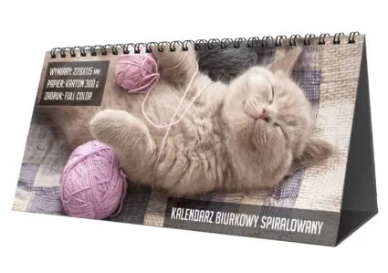 Kalendarz biurkowy Poziomy
