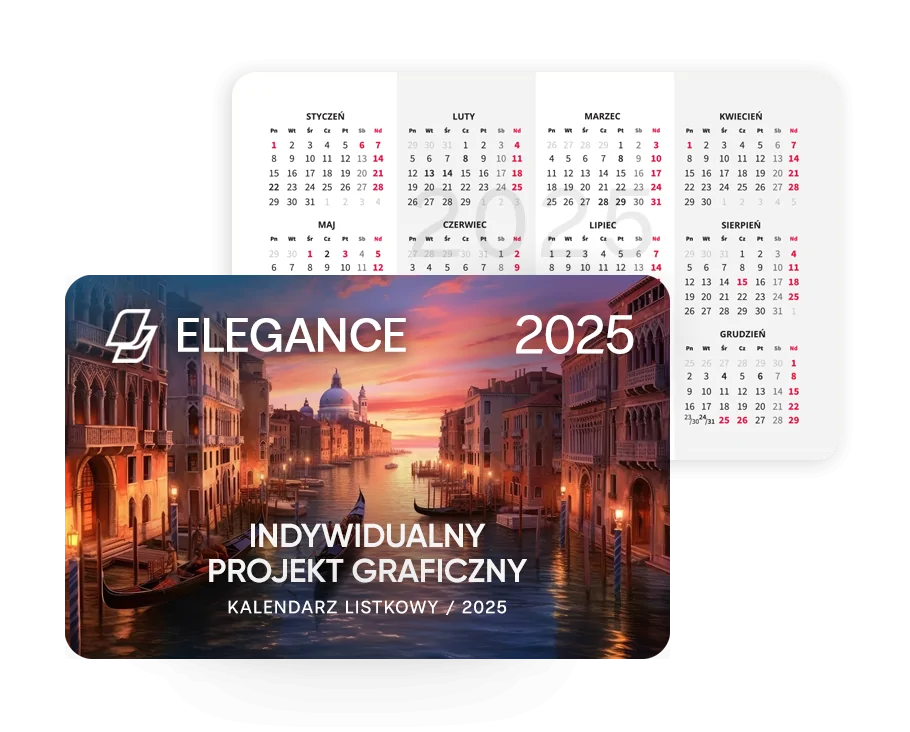 Kalendarz listkowy Elegance