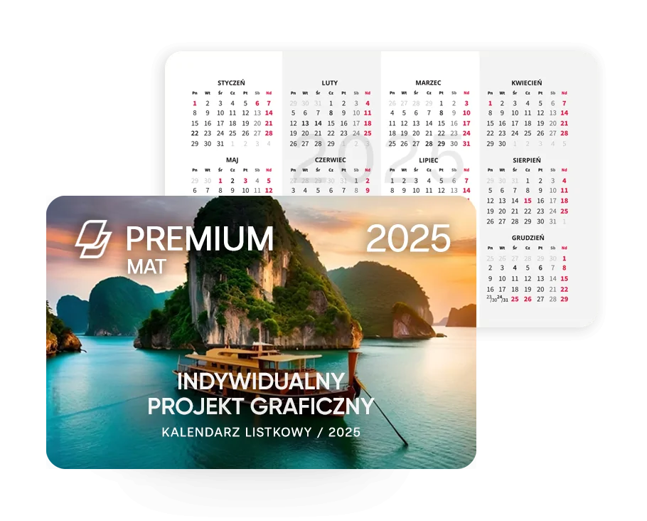 Kalendarz listkowy Premium Mat