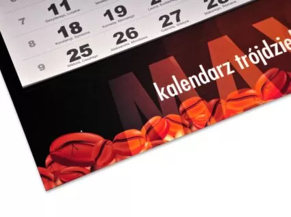 Kalendarz trójdzielny Max