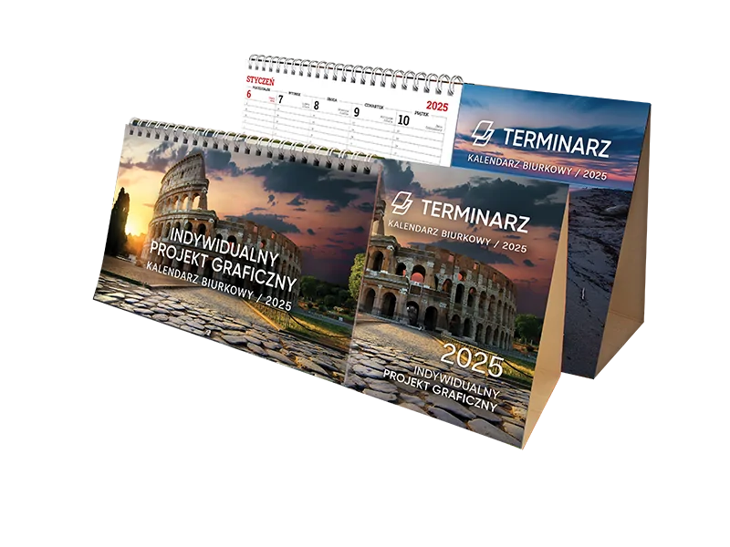 Kalendarz biurkowy (piramidka) Terminarz